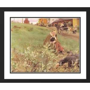  Zorn, Anders 34x28 Framed and Double Matted The Mora Fair 