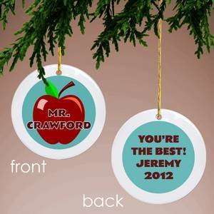  Teacher Keepsake Ornament