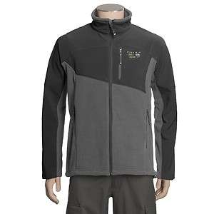 Mountain Hardwear Mens Nakaya Fleece Jacket coat Grey/Black NEW $150 