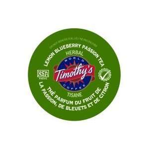 Timothys Lemon Blueberry Tea 24 K Cups x 4 Boxes  Grocery 