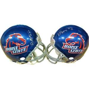   Martin Autographed Boise State Mini Helmet Sports Collectibles