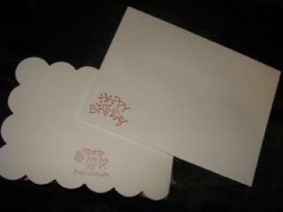 This is a set of two Birthday cards and matching envelopes.