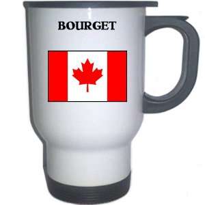  Canada   BOURGET White Stainless Steel Mug Everything 