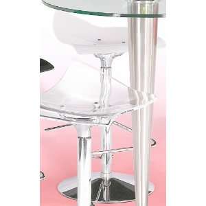  Bowery Adjustable Swivel Stool In White: Home & Kitchen