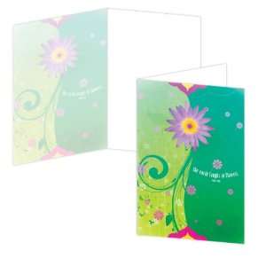 ECOeverywhere The Earth Laughs In Flowers Boxed Card Set, 12 Cards and 