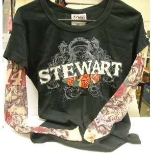  Tony Stewart Ladies Tattoo Sleeve Tee, Small Everything 