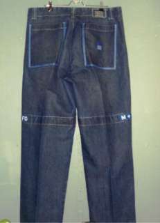 MARITHE FRANCOIS GIRBAUD Taped Shuttle Jeans 40M  