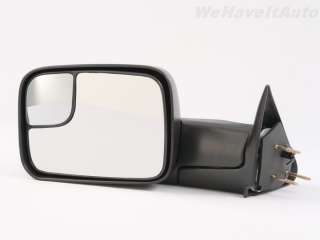 Dodge Ram Manual Driver LH DS Camper Tow Towing Side View Mirror Fold 