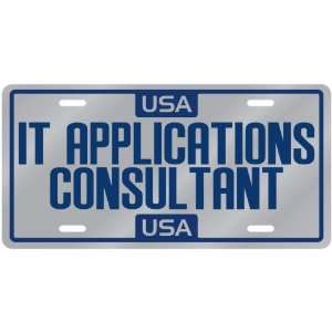 New  Usa It Applications Consultant  License Plate 
