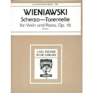  Wieniawski, Henryk Scherzo Tarantella Op 16 For Violin and 