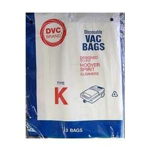  DVC Brand Disposable Vac Bags, Hoover Type K