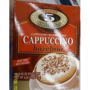 Cappuccino Hazelnut Beverage Mix (5) Envelopes .85 Oz Each  