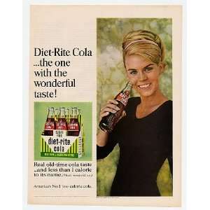  1967 Ballet Tanya Morgan Diet Rite Cola Print Ad