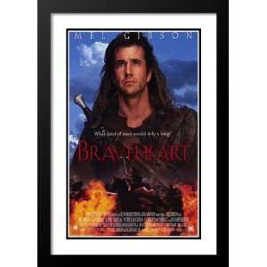  Braveheart 32x45 Framed and Double Matted Movie Poster 