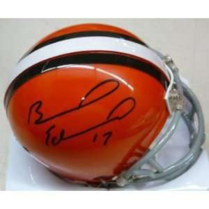  Braylon Edwards Signed Mini Helmet