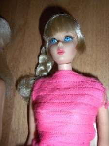 Two Vintage Barbie Dolls Talking Barbie Head on TNT Body & TNT Stacey 