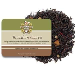 Brazilian Guava Tea   Loose Leaf   4oz  Grocery & Gourmet 