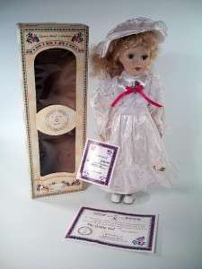 Queena Mint Collection Victorian Porcelain Doll in Box  