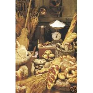  Food Brotstube Bread PAPER POSTER measures 36 x 24 inches 