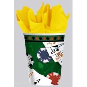  Casino Poker Party Paper Cups Case Pack 3 