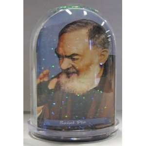 Saint Pio 4 Glitter Dome (Malco 4792 7) 