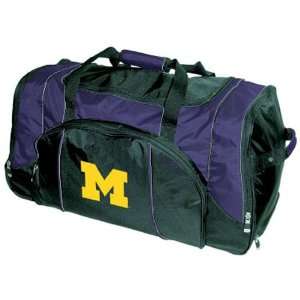  Michigan Wolverines Duffel Travel Bag   NCAA College 