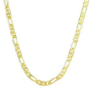 10K Yellow Gold Figaro Chain: Katarina: Jewelry