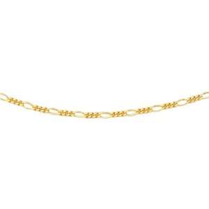  14k Gold Figaro Chain Necklace   13 Inch   JewelryWeb 