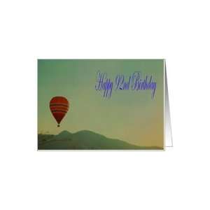  Happy 92nd Birthday Hot Air Balloon Card: Toys & Games