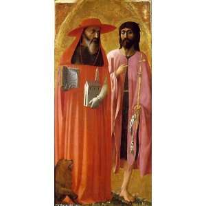 Hand Made Oil Reproduction   Masaccio Di San Giovanni   24 x 50 inches 