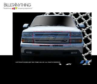 CHEVY TAHOE 2000 2006 CHROME MESH GRILLE GRILL  