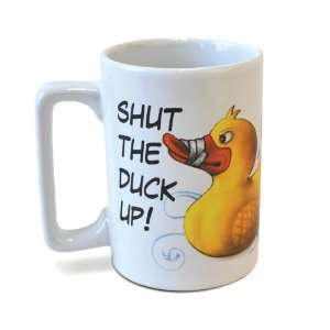  Big Mouth Toys   Talking Mug   Shut the Duck Up: Kitchen 