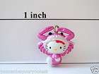 Hello Kitty Plastic Charm NEW Pink Crab Seaside Kitty