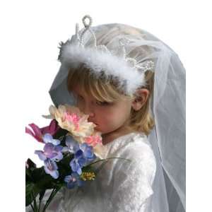    Princess Bride Veil Tiara Costume Dress Up Halloween Toys & Games