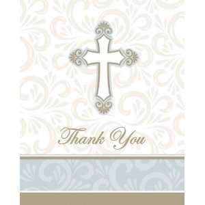   Foldable Thank You Card 8 Count   Case of 6: Patio, Lawn & Garden