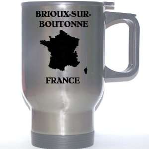  France   BRIOUX SUR BOUTONNE Stainless Steel Mug 