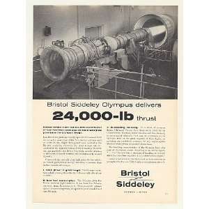  1959 Bristol Siddeley Olympus Vulcan Aircraft Engine Print 
