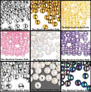 800 OR 400 Plastic Beads 8mm OR 10mm *You Choose Color  