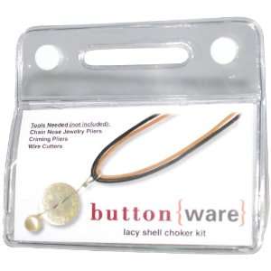   Button Ware Lacy Shell Choker Jewelry Kit Arts, Crafts & Sewing
