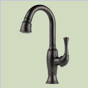 Brizo Faucets 64903LF RB Single Handle Pull Down Bar Prep Faucet With 