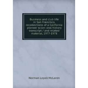   / and related material, 1977 1978: Norman Loyall McLaren: Books