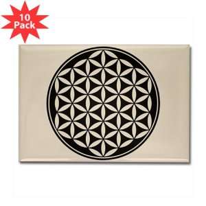   Magnet (10 Pack) Flower of Life Peace Symbol 