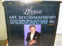 AUTOGRAPHED LIBERACE LP (SYLVIA SYMS COLLECTION)  