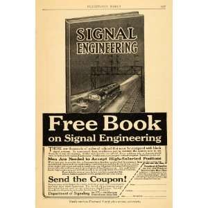  Ad Free Booklet Signal Engineering Trains Chicago   Original Print Ad