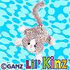 Lil Kinz GRAY GREY AND WHITE CAT New and Free Ship!!  