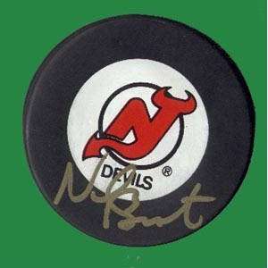  Neal Broten Autographed Hockey Puck: Sports & Outdoors