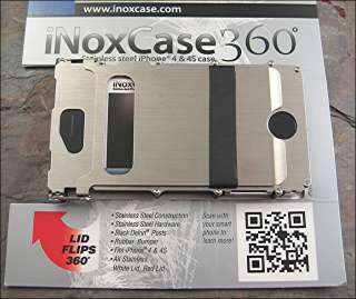 CRKT iNoxCase 360 Stainless for iPhone 4 & 4s Stainess Steel INOX Case 