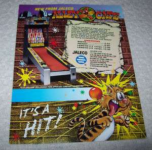 JALECO ALLEY CATS BOWLING ALLEY FLYER BROCHURE 1994  