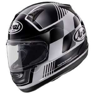  Arai Signet Q Helmet   Racer White/Black Medium 