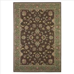   Monroe Sage Allover Kashan Floor Area Rug, Mocha